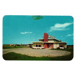 Vintage Tourinns Motor Courts Postcard AAA Superior Courts Air Conditioned Motel